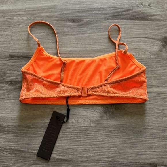 Orange sparkle Bathing suits top - Picture 7 of 7